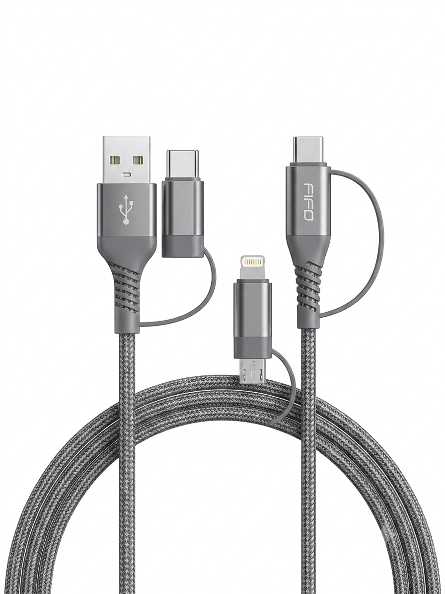 Fifo 4-in-1 Super Fast Charging & Sync Cable